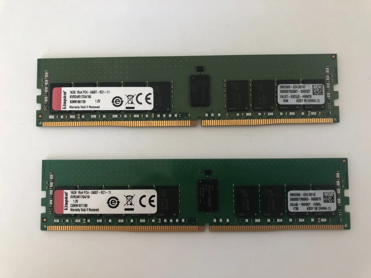 Kingston DDR4 SDRAM 32 GB Total Capacity Memory (RAM) for sale | eBay