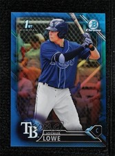 2016 Bowman Draft Chrome Picks Blue Refractor /150 Josh Lowe Joshua #BDC-70 06bg