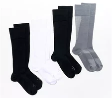 Tommie Copper 4 Pack UltraTemp and Ultraguard WOTC Socks Basic -Large