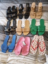 Confezione Sandali Donna - 9 Paia - Taglie Miste 7 - 7,5 E 8