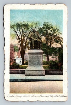 Worcester,MA Senator George Frisbie Hoar 1913 Massachusetts Vintage Postcard