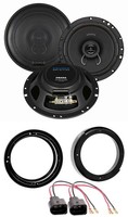 Crunch 2-Wege 16,5Cm 200Watt Lautsprecher FüR VW New Beetle Ab 97 FronttüR Heck