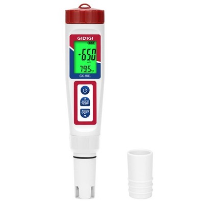 Hydrogen Water Tester,Digital ORP Meter for Drinking Water,6-in-1 pH TDS Test...