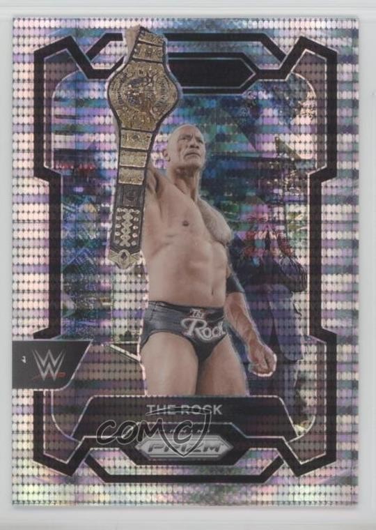2024 Panini Prizm WWE Pulsar Prizm /499 The Rock #193 13ab