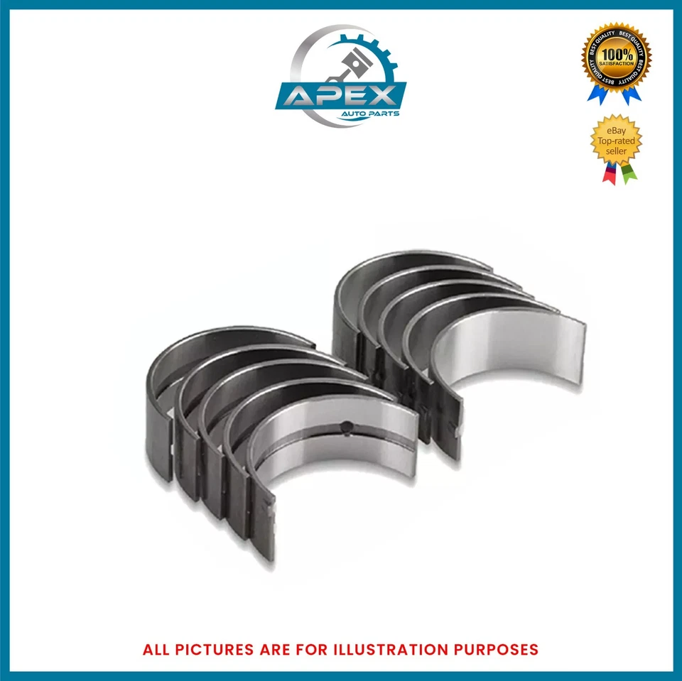 FITS I30 I40 TUCSON 1.6 CRDI DIESEL ENGINE D4FE MAIN CRANKSHAFT BEARINGS 0.25 - Image 4 of 4