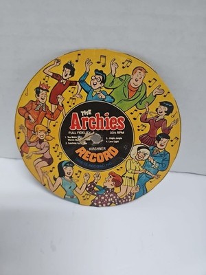 The Archies Alpha Bits Cereal Box Flexi Cardboard Record #1 | eBay