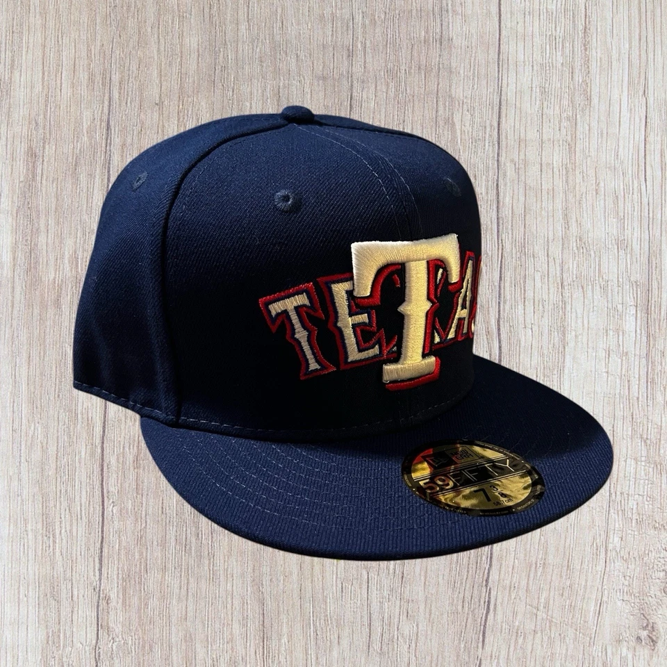 Texas Rangers Tetas Hat Rare Banned New Era Fitted Cap In Stock No Presale - Image 2 of 4