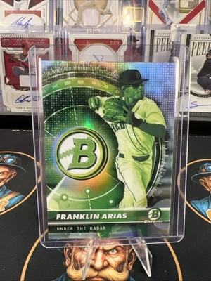 2026 Bowman Chrome Franklin Arias #UR-5 Under The Radar Insert Red Sox