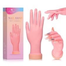 Nail Practice Hand Flexible Manicure Training Tool Adjustable Model