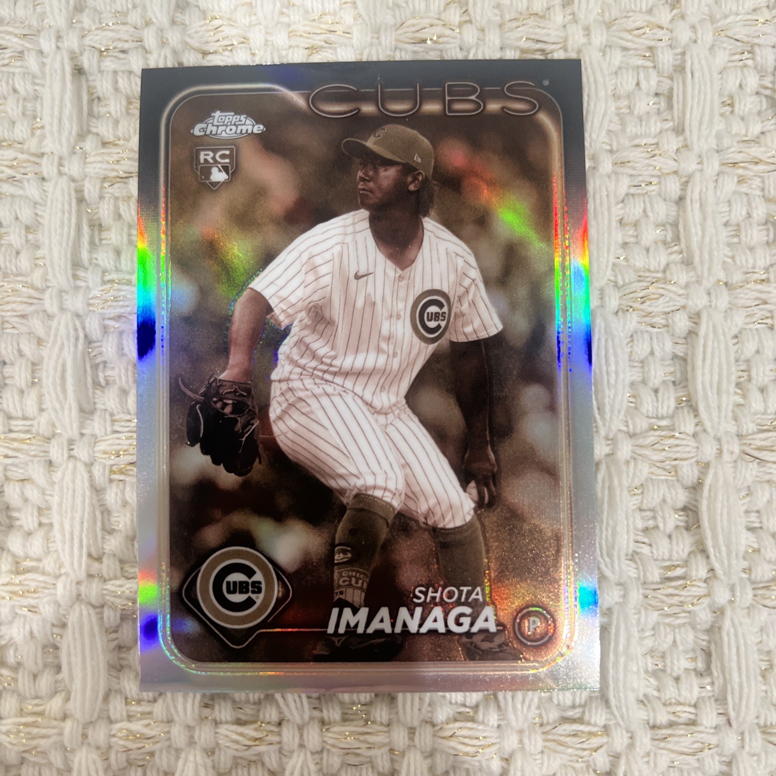 SHOTA IMANAGA - 2024 Topps Chrome Sepia Refractor RC #121 - Chicago Cubs ROOKIE