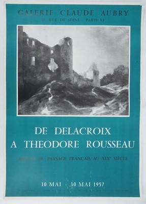 [ART POSTER] Aspects of the French Landscape in the 19th Century #Aubry#Paris, 1957