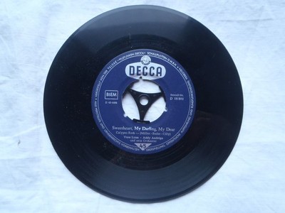 Vera Lynn Bon Giorno / Sweetheart, My Darling, My Dear 7`inch Single