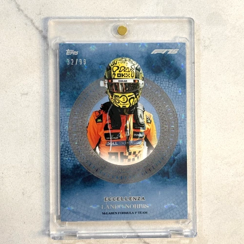 2025 Topps Eccellenza Formula 1 F1 LANDO NORRIS Eccellenza Blue /99