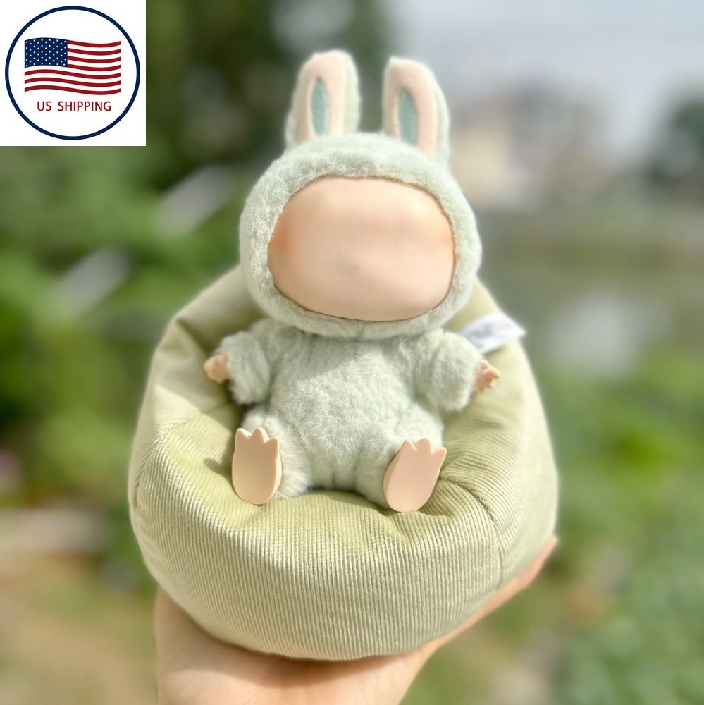 LABUBU Monsters Plush Doll Sofa Bed Chair for Have A Seat Series - No Toy Included