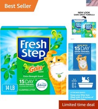 Clumping Cat Litter with Febreze Gain Scent - 14 lb