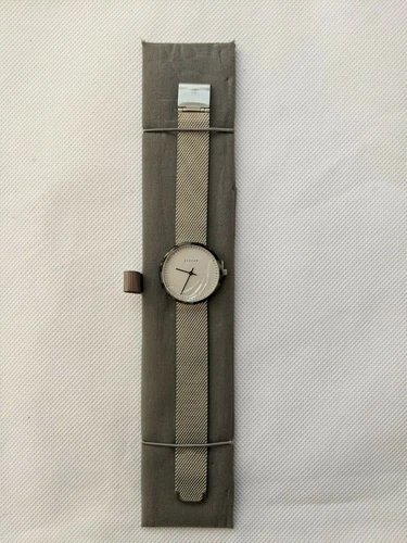 JIGSAW JG4013 Women's Alara Mesh Bracelet Strap Watch Silver/White