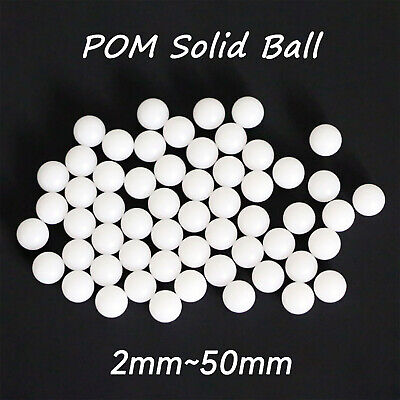 Polyformaldehyde POM Solid Plastic Balls Precision Bearing Ball Dia 2mm-44.45mm