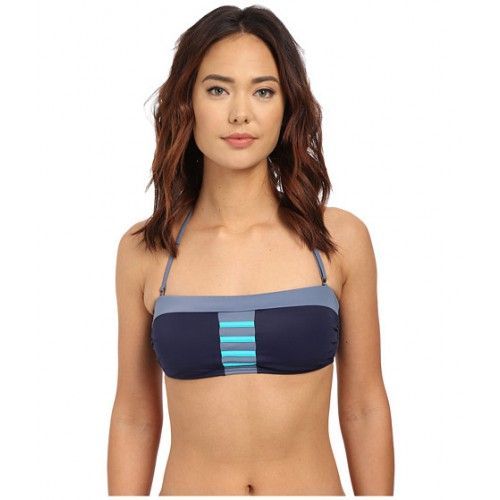 Nwt DKNY Donna Karan A-Lister Bandeau Scuba Bikini Badeanzug Satz Damen XS - Picture 3 of 7