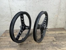 Acs Stealth 20” Bmx Mags Black Vintage Old Mid School 