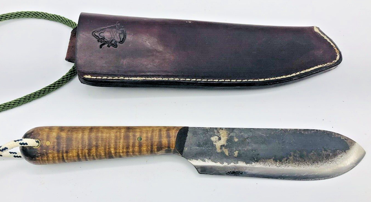 Habilis?/ Jeff White? BushTool Knife Sheath Knives Hunting Vintage 