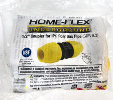 Home-Flex Underground Pipe Coupler Polyethylene  1/2" 18-429-005
