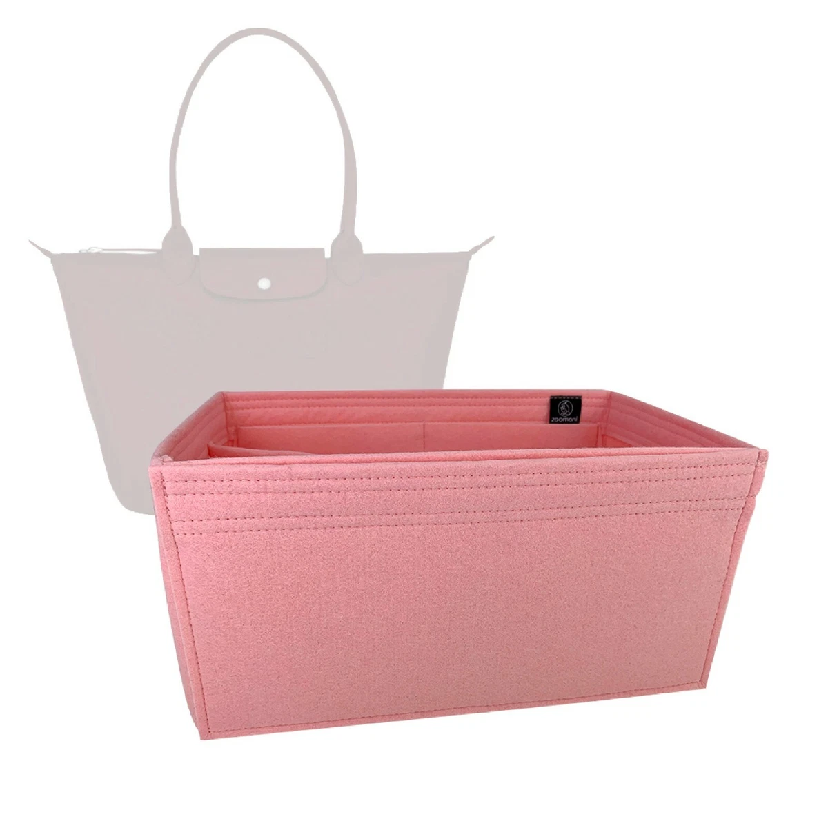 Bag and Purse Organizer with Zipper Top Style for Le Pliage (More colors  available)