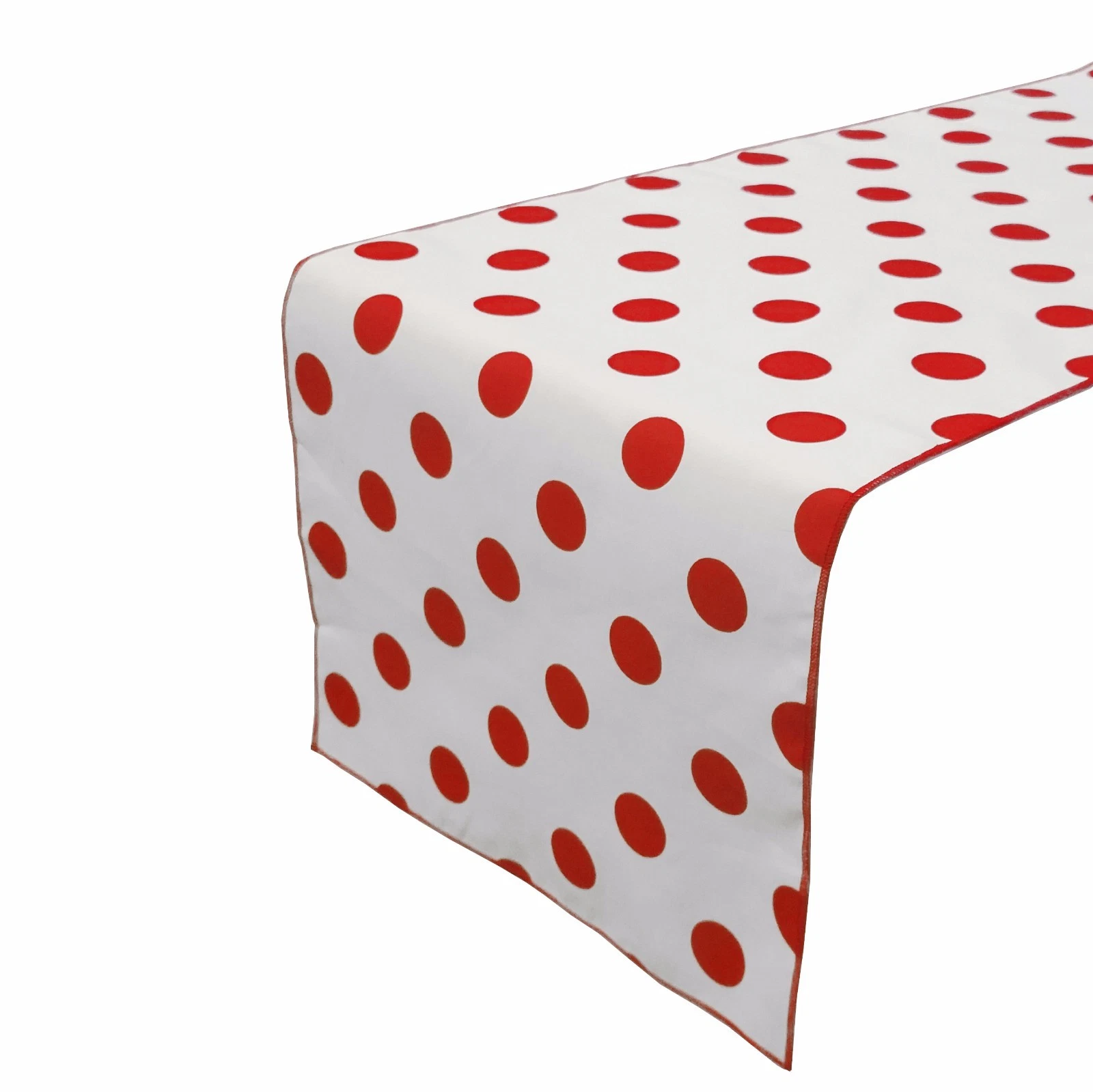 Poly Cotton Polka Dots Table Runner for Kitchen Dining Room Home Decor