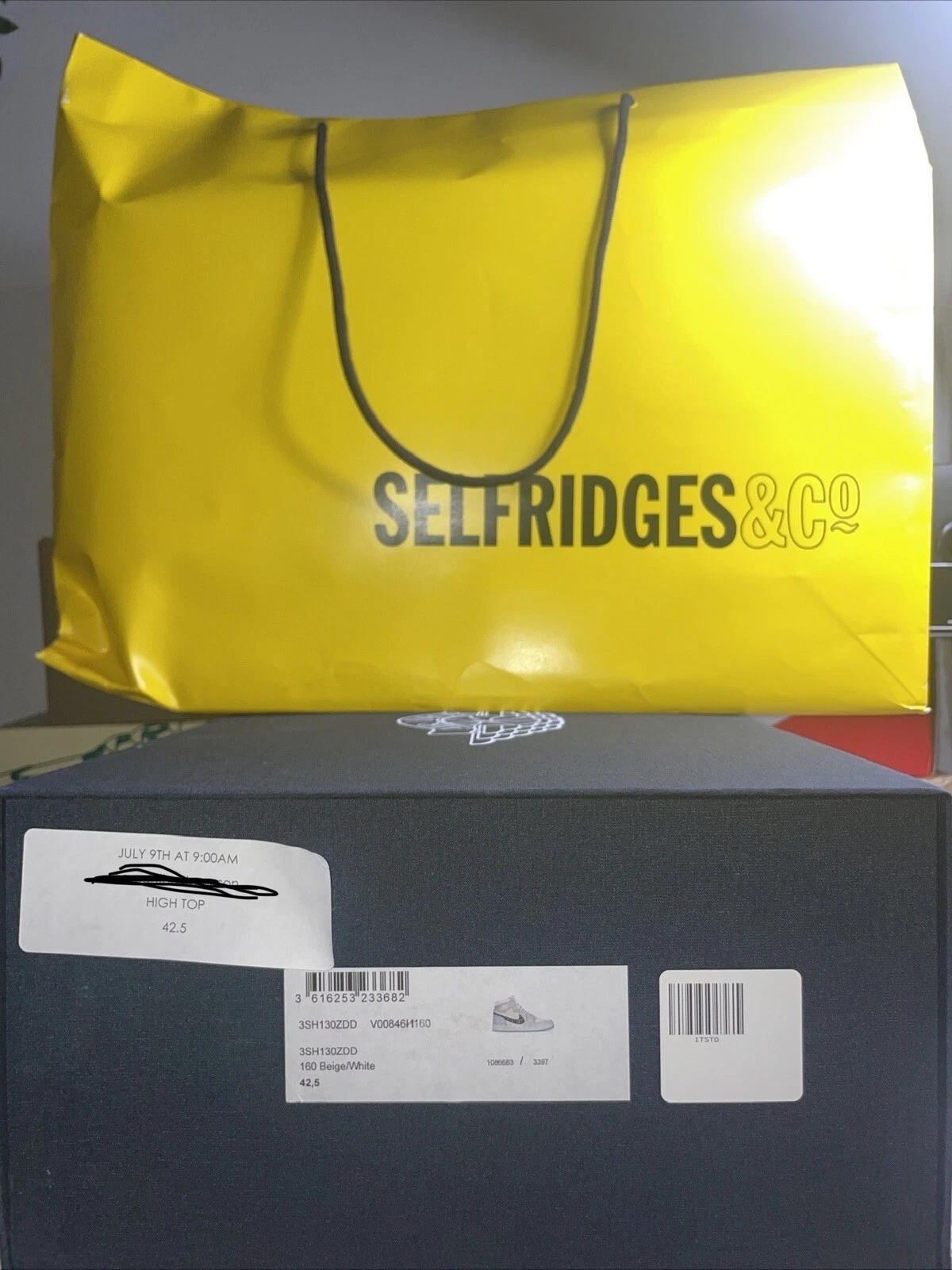Air Jordan 1 X Diors Diordan UK8 OG AJ1 HIGH US9 EU 42 DSWT en main
