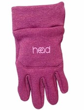 HEAD Kids Touchscreen Gloves in Raspberry Heather, Size L