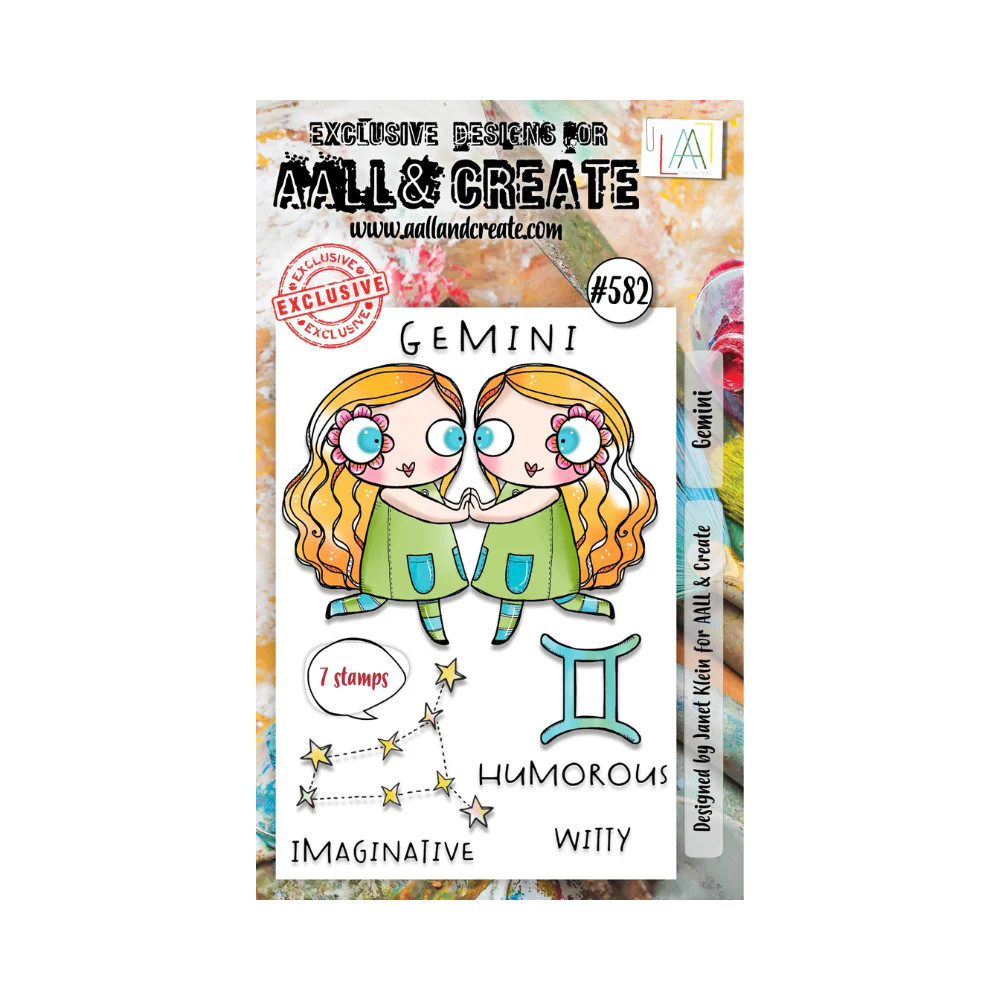 AALL & CREATE Gemini - A6 Stamp set #582