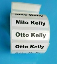 Stick-On Waterproof Personalised Name Labels Stickers for Kids – School Lot