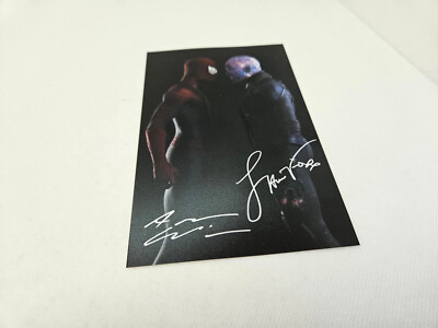 JAMIE FOXX / ANDREW GARFIELD / SPIDERMAN Repro-Autogramm - ca. 10x16 - (323)