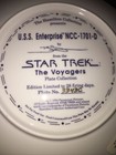 Star Trek The Voyagers Collectors Plate USS Enterprise NCC-1701-D Ship Hamilton — photo 4