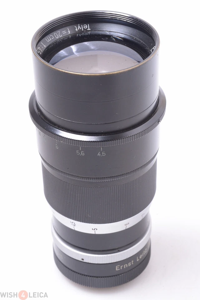 ✅ LENTE LEICA 200MM, 20CM 4.5 TELYT COMO NUEVA* PARA VISOFLEX O PLOOT CON TAPAS Y CAPUCHA Foto 3 de 4