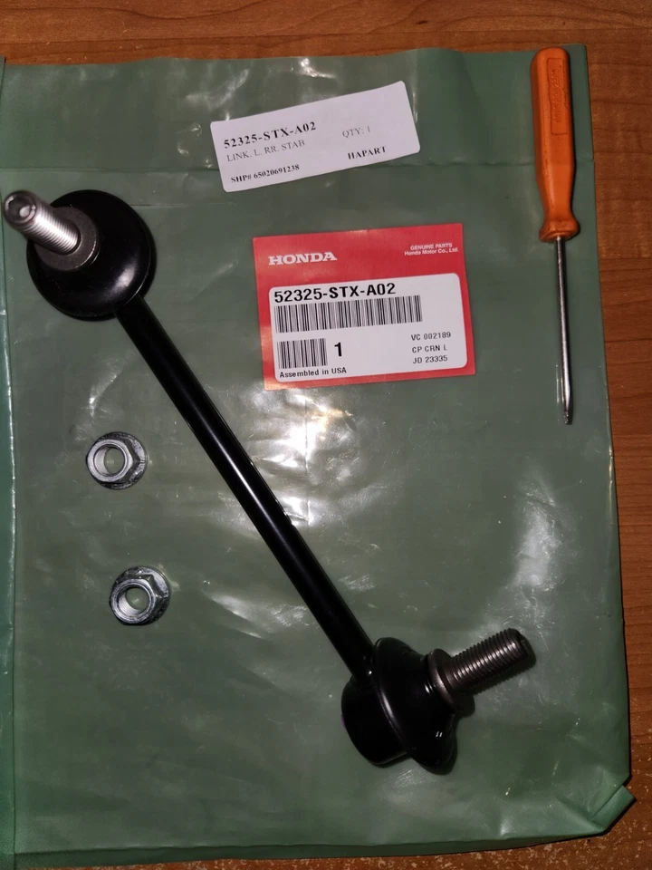 CONJUNTOS DE ESLABONES ESTABILIZADORES TRASEROS HONDA ACURA OEM 09-15 PILOTO 07-13 MDX NUEVO Foto 3 de 3