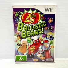 Jelly Belly: Ballistic Beans + Manual - Nintendo Wii - Tested - Free Postage