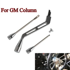 Billet Aluminum Shifter Turn Signal Lever Hazard Tilt Kit Polished for GM Column