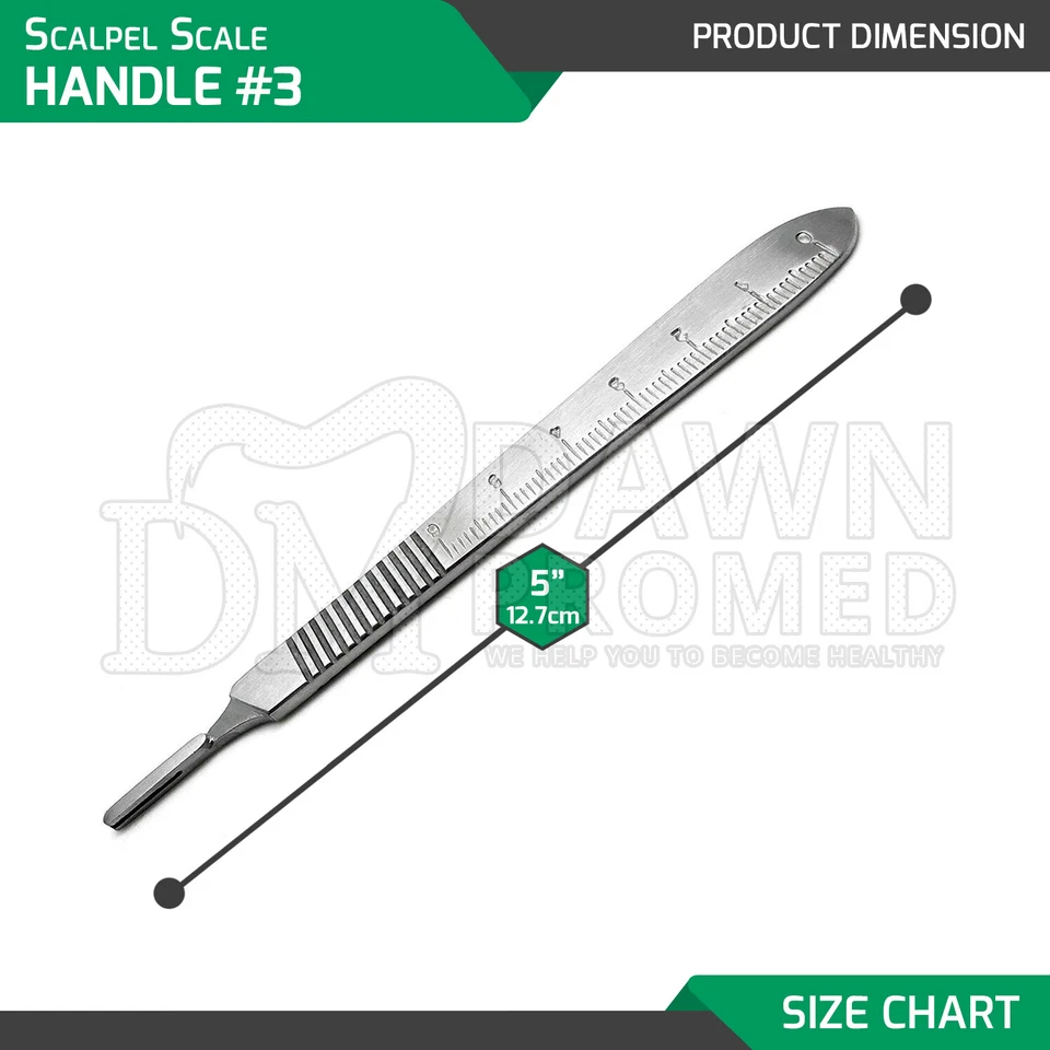 Scalpel Scale Handle #3 BP Handle Blade Holder Surgical Veterinary Inst German G - Image 2 of 4