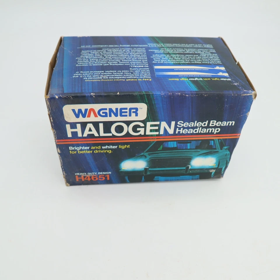Wagner H4651 Novo Farol de Feixe Alto Feixe Selado de Halogênio Novo em folha - Imagem 3 de 4