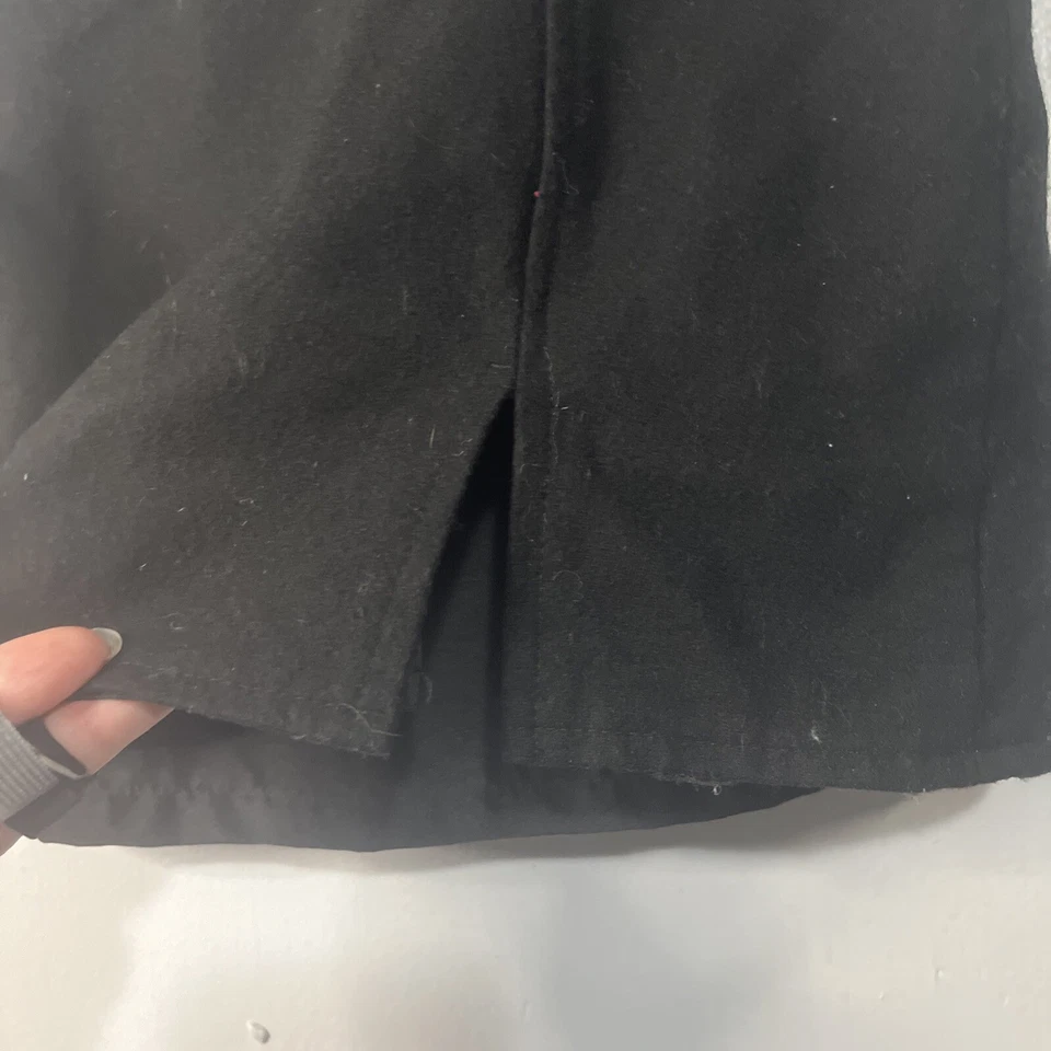 Minifalda Studio Y mezcla de lana negra para mujer 3/4 Foto 3 de 4