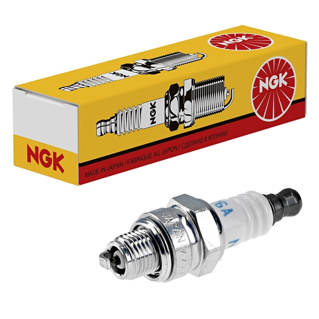Bougie d'allumage NGK CMR6A No1223 pour moteur thermique de tronçonneuse