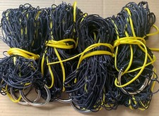 5FT 16z VERY HEAVY DUTY FOX PURSE NETS WITH 64mm HEAVY WELDED RINGS PACK OF 4