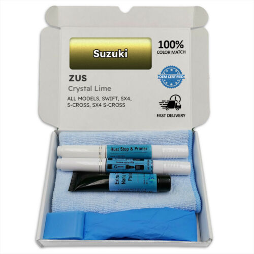 Penna vernice oliva ZUS CRYSTAL LIME per Suzuki SWIFT SX4 S CROSS penna graffiante La - Foto 1 di 4