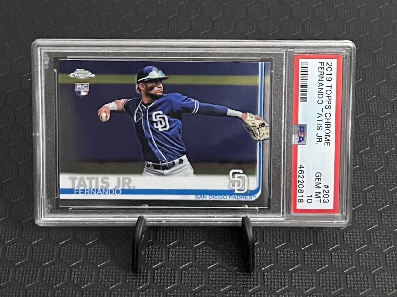 2019 Topps Chrome Fernando Tatis Jr RC #203 Rookie PSA 10 GEM San Diego Padres!