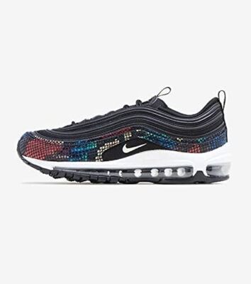 スニーカー Nike Air Max 97 Rainbow Snake (W) Nike Air Max 97 SE CW5595 002 Rainbow Snake-Skin Black/White