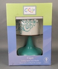 NEW CoCalo Capri Lamp And Shade Baby Bedroom Nursery Light Table Lamp