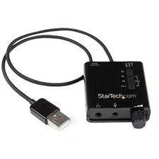 StarTech USB Stereo Audio Adapter External Sound Card With SPDIF Digital Audio