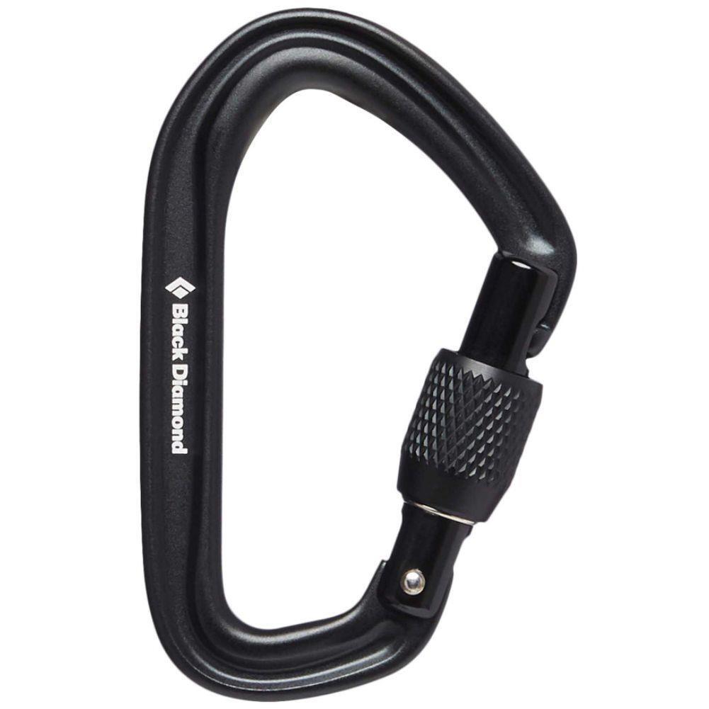 Black Diamond Hotforge Screwgate Carabiner (Black)