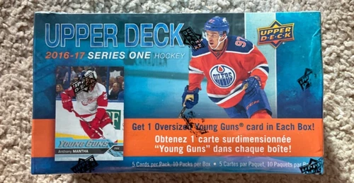 2016/17 Upper Deck Series 1 Hockey Factory Sealed Box-JUMBO YOUNG GUN
