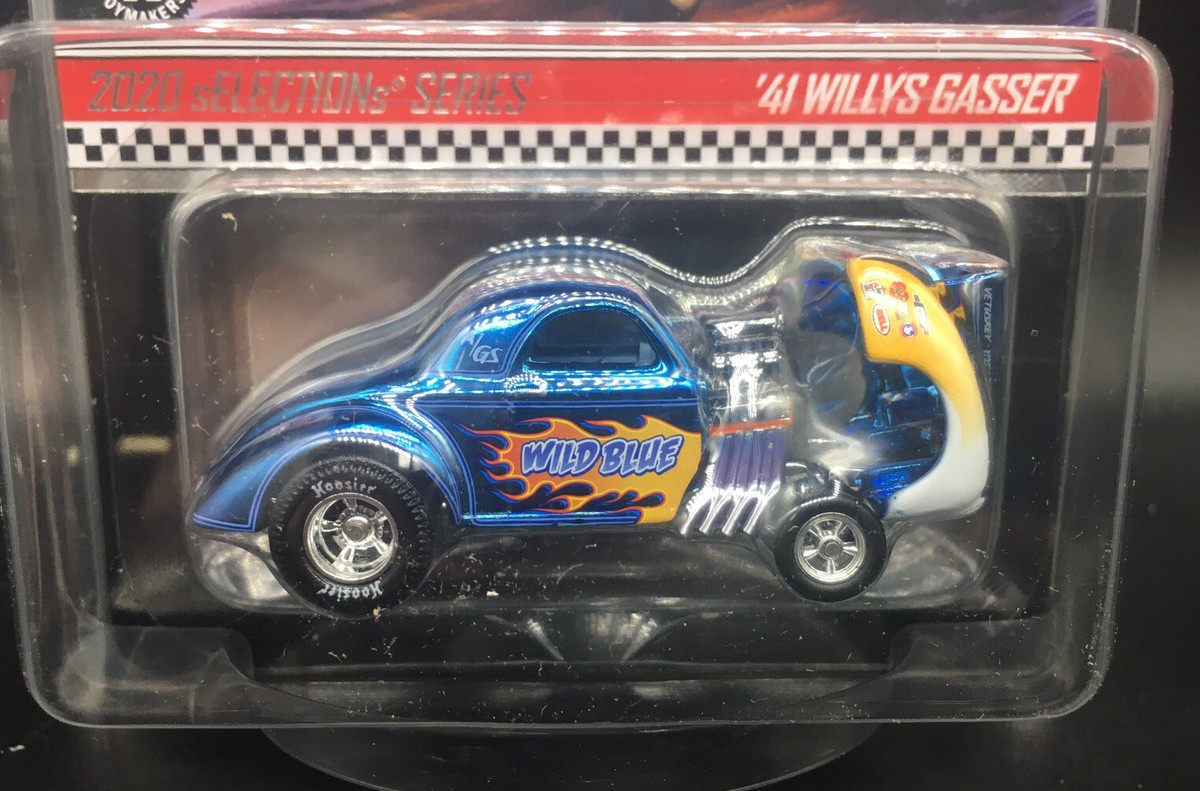 Hot Wheels RLC 41 WILLYS WILD BLUE GASSER REAL RIDERS 2020 RR